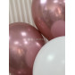 Связка розовых воздушных шаров